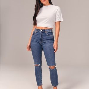 Abercrombie and Fitch curve love high rise skinny size 6/28